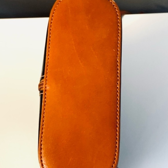 VERA PELLE Leather Made in Italy Small Zipper Crossbody Shoulder Bag - Picture 4 of 7